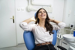 Woman feeling confident thanks to sedation dentistry in Edmonton 
